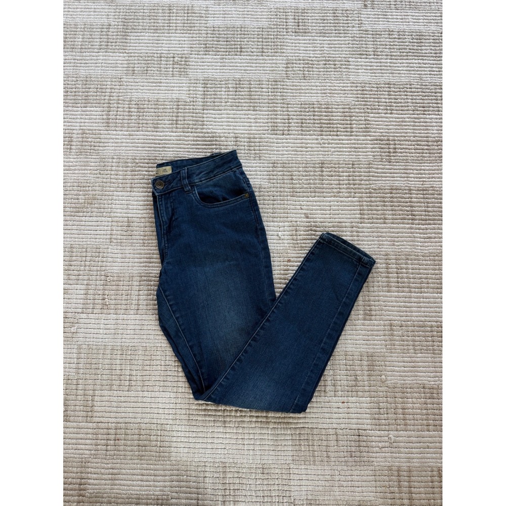 DNMX Women Dark Blue Skinny Jeans Size 28 71cm TF21BWWWDX0205 Denim Pants